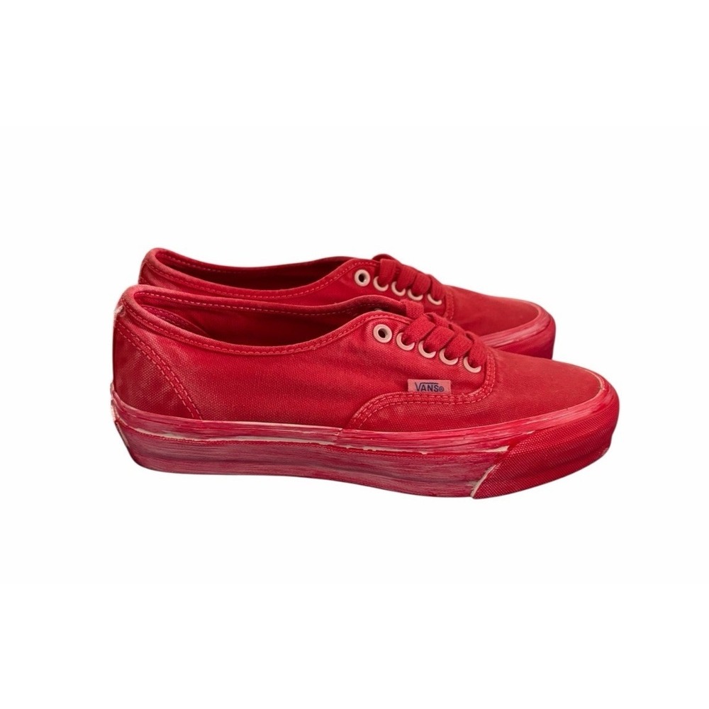 Vans OTW Authentic Reissue 44 Red Painted Art Women's 8 New No Box